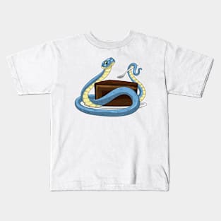 Snake Birthday Cake Kids T-Shirt